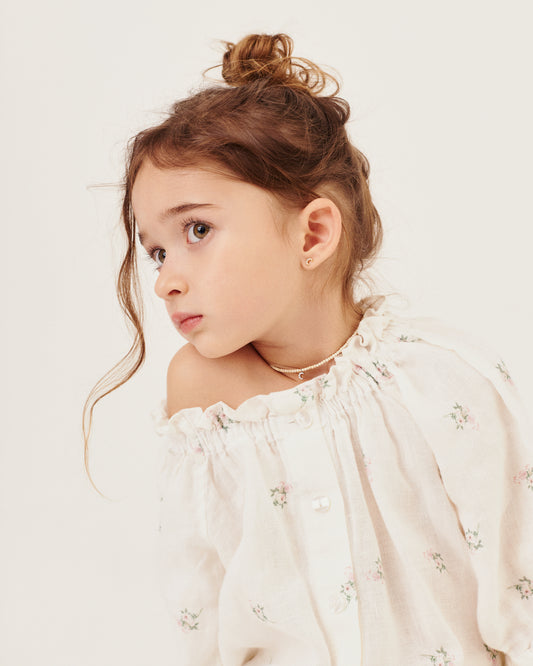 diamond moon earrings in white gold